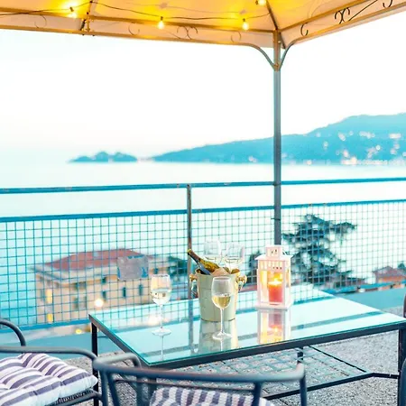 Vista Mare Portofino Terrazza • Free Parking • Wi-fi ראפאלו